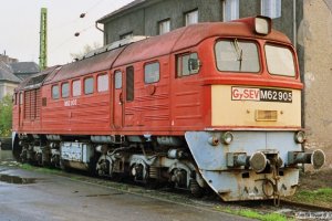 GySEV M62 905. Sopron 14.04.1991.