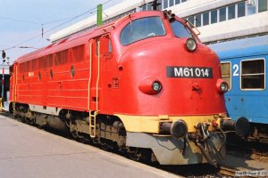 MÁV M61 014. Budapest-Déli 14.04.1991.