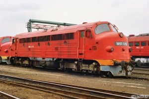 MÀV M61 018. Tapolca 17.04.1991.