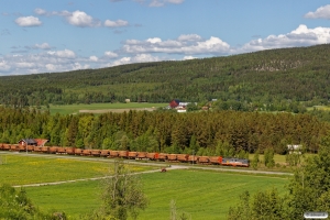 HCTOR 142.212 med GT 41775. Lökom - Prästmon 14.06.2017.