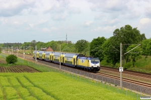 MET 146 539-2 med ME 81613. Radbruch - Bardowick 10.05.2014.