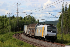 CN 185 709-4 med GT 41917. Östevall - Juån 18.06.2018.