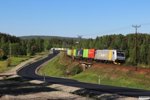 CN 185 711-0 med GT 41904. Helgum - Långsele 14.06.2017.