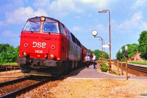 DSB MZ 1408+B 043+B 094 som P 2753 Od-Fa. Holmstrup 17.06.1988.