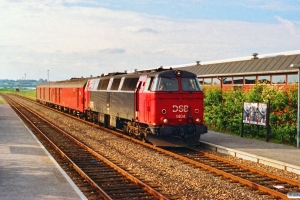 DSB MZ 1404+P+Pbm som G 7480 Tov-Fa. Torsøvej 23.06.1991.