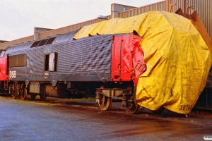 DSB MZ 1454 - Skadet i Næstved 25/9-92. Århus 20.11.1992.