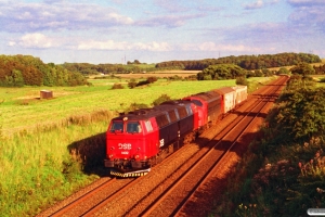 DSB MZ 1402+MY 1149 med G 7376 Gb-Pa. Km 25,7 Fa (Kolding-Lunderskov) 28.08.1993.