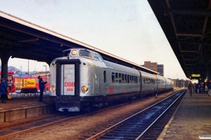 DSB BS 489+AM+BMk+AM+MA 462 som P 8349 Kh-Str. Præsentation af Sølvpilen. Odense 03.01.1984.