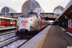 DSB MA 464+MA 463 med L 124 Str-Kh. Høje Taastrup 25.11.1989.