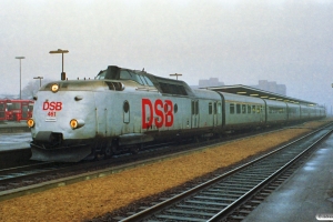 DSB MA 461+MA 467 som L 123 Kh-Str. Odense 06.01.1990.