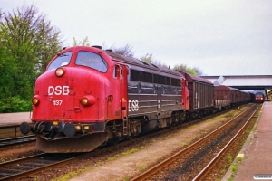 DSB MY 1137 med G 7370 Hs-Kd. Fredericia 01.05.1989.