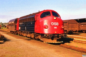 DSB MY 1116+Fals som G 7665 Fa-Es. Kolding 03.05.1989.