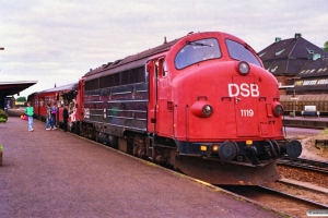 DSB MY 1119+MR/D 61 som M 6119 Od-Ar. Odense 29.05.1989.