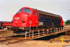 DSB MY 1104. Nyborg Færge 08.08.1989.