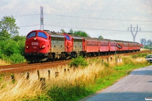 DSB MY 1155+MY 1154 med IC 119 Kh-Ti. Holmstrup 18.08.1989.