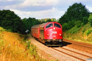 DSB MY 1130+3 Bn+Bns som P 1534 Te-Kh. Km 23,4 Ng (Marslev-Odense) 25.08.1989.