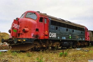 DSB MV 1144 ved Henriksen. Århus 08.10.1989.