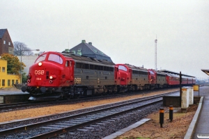 DSB MY 1154+MY 1155+MY 1159 med IC 120 Ar-Kh. Odense 05.11.1989.