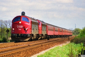 DSB MY 1156+MY 1158 med IC 119 Kh-Ti. Holmstrup 28.04.1990.