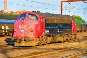 DSB MY 1107 - Lok til G 7235 Od-Ap. Odense 03.07.1990.