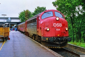 DSB MY 1134 med IC 431 Flb-Fh. Fredericia 08.07.1990.