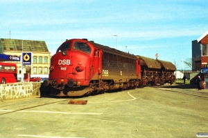 DSB MY 1142 rangerer. Åbenrå 26.03.1991.