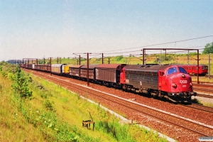 DSB MY 1153 med G 9130 Ab-Gb. Høje Taastrup 06.07.1991.