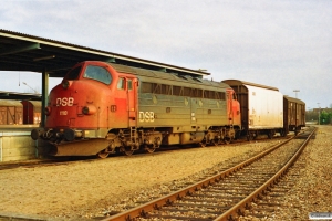 DSB MY 1118 - Lok til G 7762 Sk-Hr. Skive 30.12.1991.