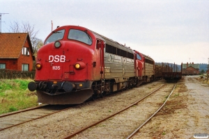 DSB MY 1135+MY 1137 rangerer. Korinth 23.04.1992.