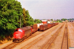 DSB MY 1121 rangerer. Viborg 30.06.1992.