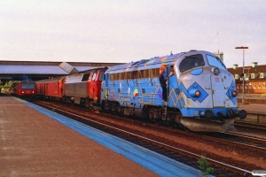 DSB MY 1126+MZ 1427+P+Pbm som G 7580 Tov-Fa. Fredericia 03.07.1992.