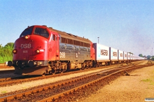 DSB MY 1105 med G 42755 Te-Pa. Tinglev 01.07.1993.