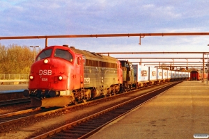 DSB MY 1138+MH 338+21 Lgs som G 7379 Pa-Fa. Fredericia 18.04.1994.