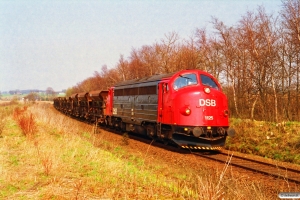 DSB MY 1125+17 Fcc/Fccs som G 8635 Vj-Jl. Km 102,2 Ho (Jelling-Grejsdal) 23.04.1994.