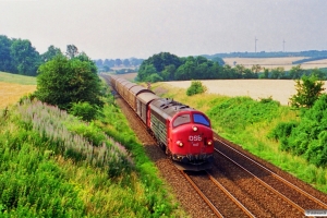 DSB MY 1147 med G 7371 Oj-Kd. Km 25,7 Fa (Kolding-Lunderskov) 28.07.1994.