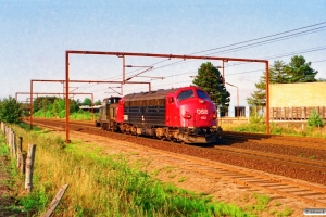 DSB MY 1132+MH 337 som M 7134 Fa-Od. Odense 26.08.1995.