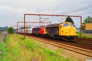 DSB 90 86 00-21 108-4+90 86 00-21 111-8+ER 01+ER 18 som M 6006 Fa-Hgl. Odense 08.09.1995.