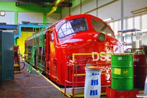 DSB MY 1150 miljørenoveres. Århus 01.12.1995.