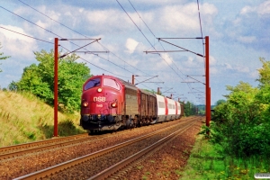 DSB MY 1145+Gs+Gs+ER 30+Gs+Gs som G 8935 Hgl-Rd. Km 33,8 Ng (Odense-Holmstrup) 18.09.1996.