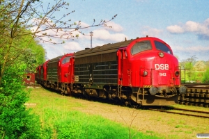 DSB MY 1142, MY 1143, MY 1138, MY 1125, MY 1127 og MY 1131 hensat. Vejle 03.05.1998.