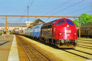 DSB MY 1153 med G 87281 Ng-Od. Odense 15.05.1998.