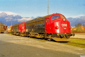 DSB MY 1151+MY 1149 - Maskiner til Eurotrac. Padborg 07.02.1999.