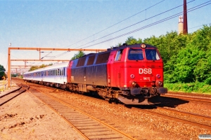 DSB MZ 1411+DB ARKimbz+Bimz+Bim+Bimdz som IP 2187 Ar-Pa. Vamdrup 28.06.1995.