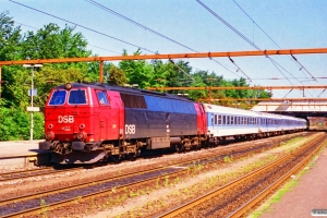 DSB MZ 1428+DB Bim+ARKimbz+Bimz+Bimz+Bim som IP 2185 Fh-Pa. Fredericia 30.06.1995.