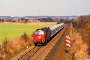 DSB MZ 1425 med IP 2183 Fh-Fa. Km 5,7 Fa (Fredericia-Børkop) 13.04.1996.