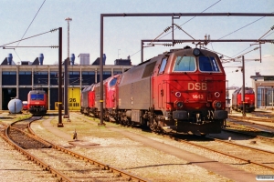 DSB EA 3005, MZ 1443, MY 1135, MZ 1451 og MZ 1447. København 26.04.1997.