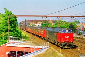 DSB MZ 1459 med RØ 5561 Hgl-Hk. Roskilde 28.06.1997.