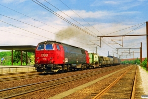 DSB MZ 1442 med G 9755 Gb-Kk. Sjælør 29.06.1997.