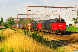 DSB MZ 1452+MZ 1453 med G 845752 Pa-Gb. Km 162,0 Kh (Odense-Holmstrup) 16.07.2000.