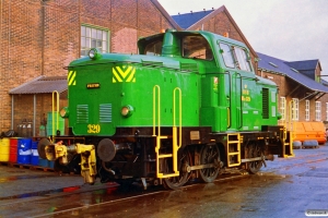 DSB MH 329. Århus 20.11.1992.